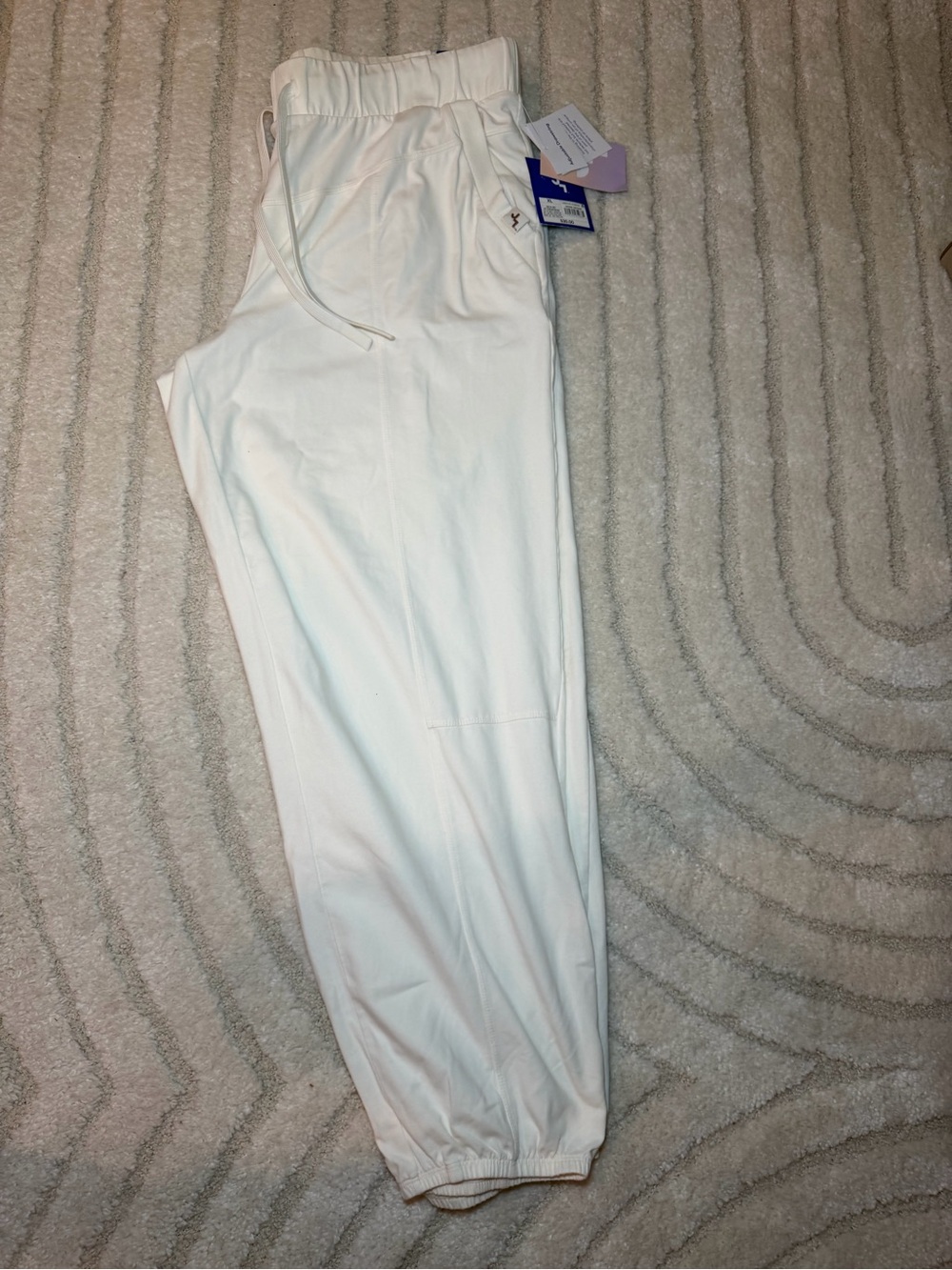 JoyLab White Drawstring Joggers